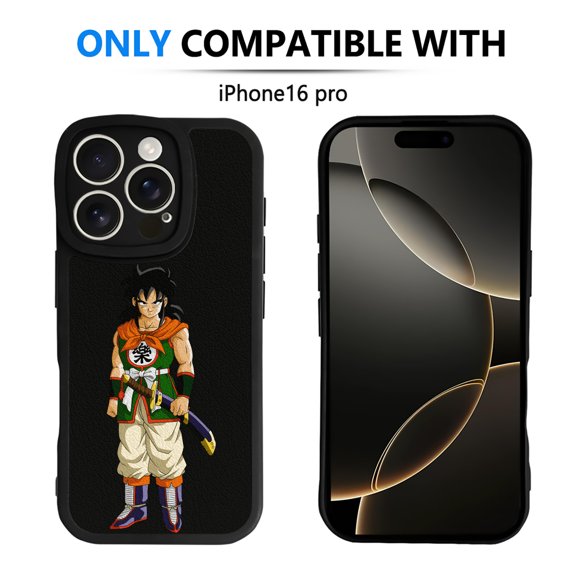 （画像用） ドラゴンボール ヤムチャ DRAGON BALL Yamcha 【iPhone 16シリーズ対応】シリコンスマホケース（レザー調） 材質：シリコン